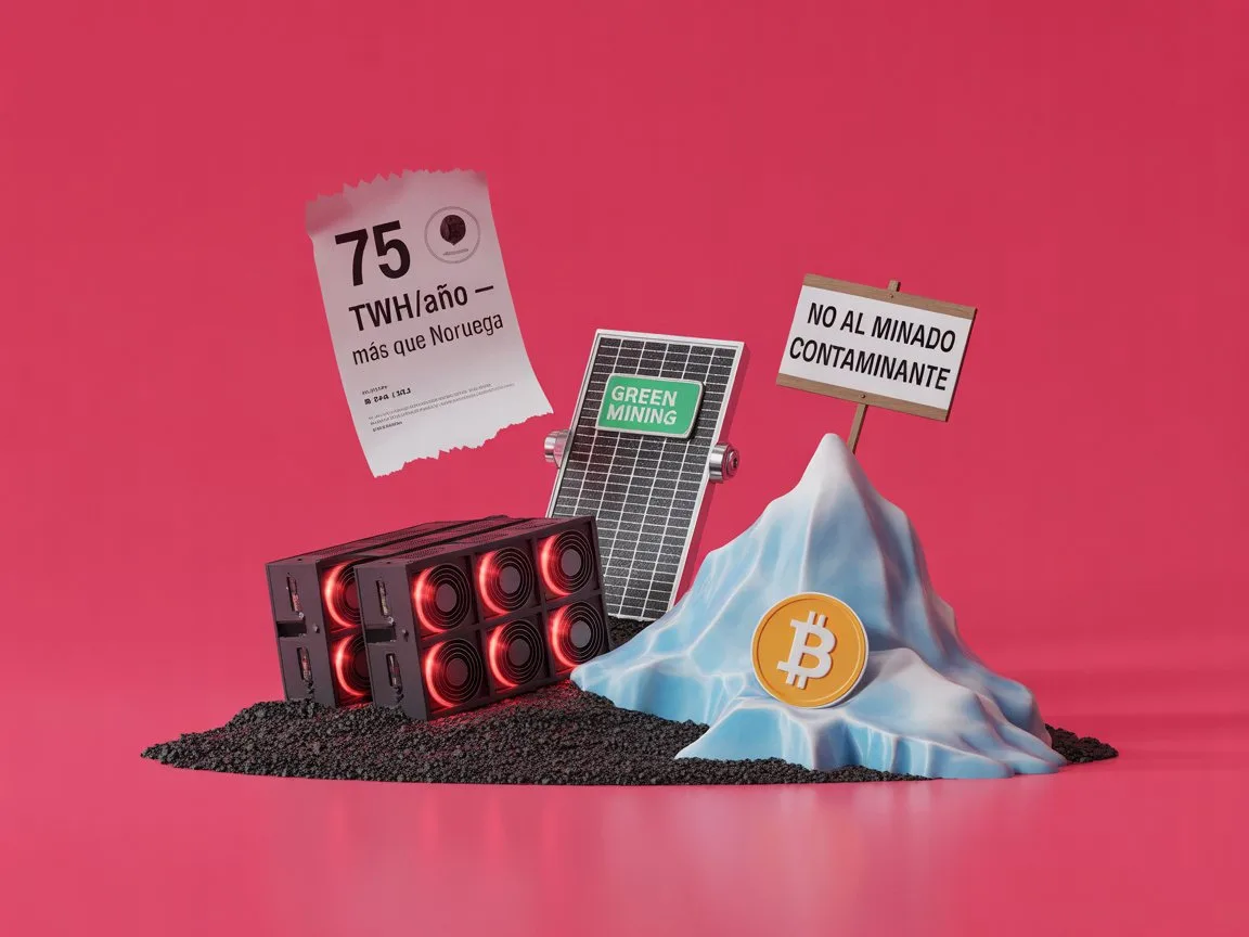 Criptomoneda contamina: impacto de la minería.