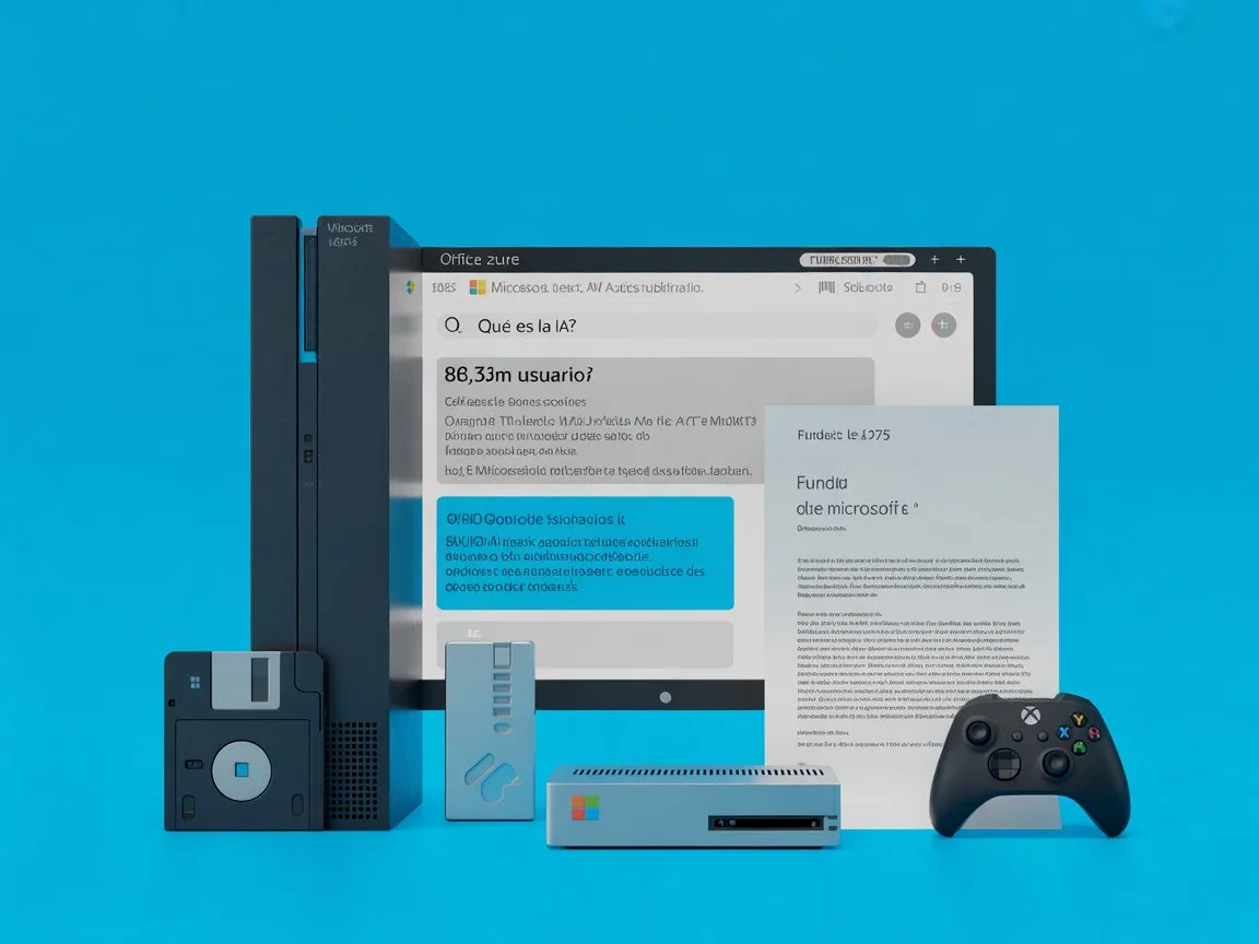 Microsoft cumple 50 años con Windows, Azure y Copilot.