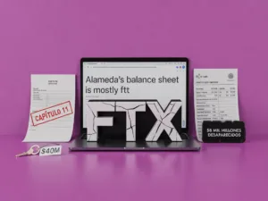 Colapso de FTX y el fraude de Sam Bankman-Fried.