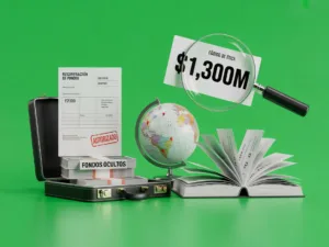 Corrupción y los Panamá Papers sobre 1,300 millones de dólares.