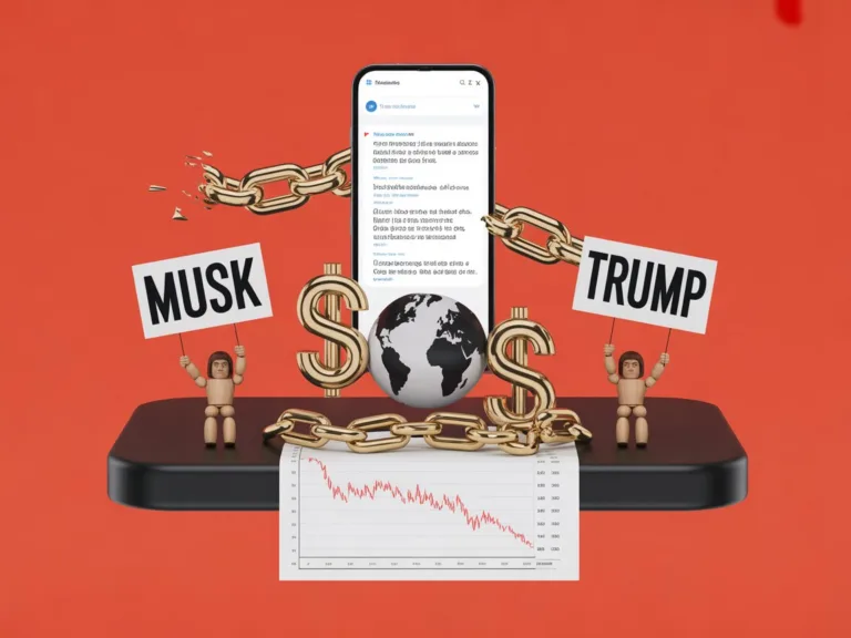 Ruptura del poder entre Elon Musk y Donald Trump.