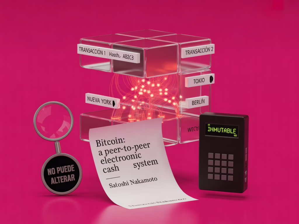 cripto blockchain tecnologia ledger hash inmutable satoshi nakamoto