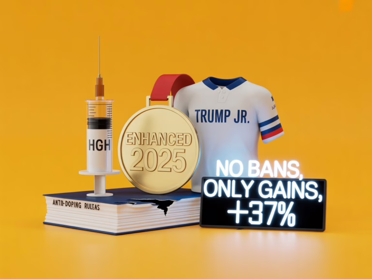 deportes enhanced games trump jr las vegas doping hgh medalla neon