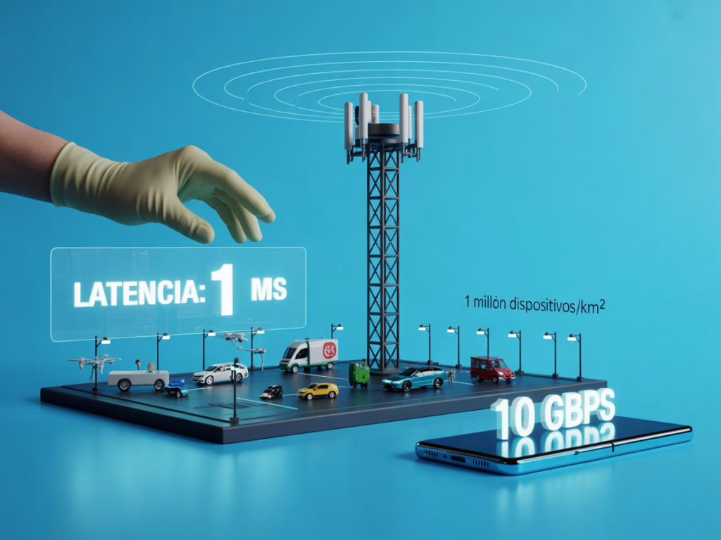 tecnologia 5g antena milimetrica ciudad inteligente cirugia remota iot