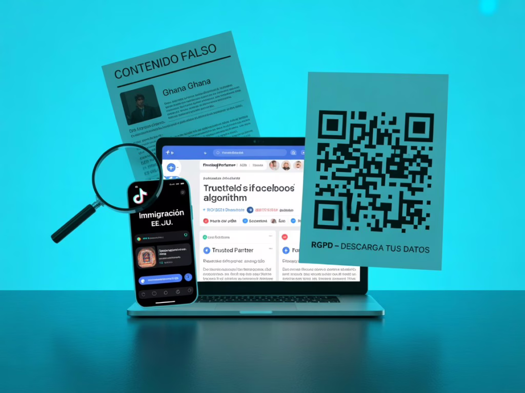 tecnologia algoritmos redes sociales tiktok facebook desinformacion investigacion