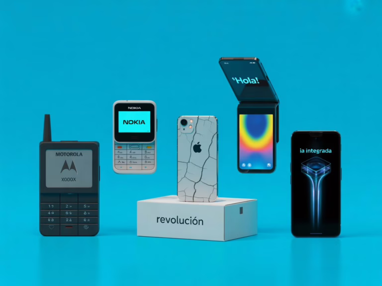 tecnologia historia telefono movil dyna tac nokia iphone holograma ia