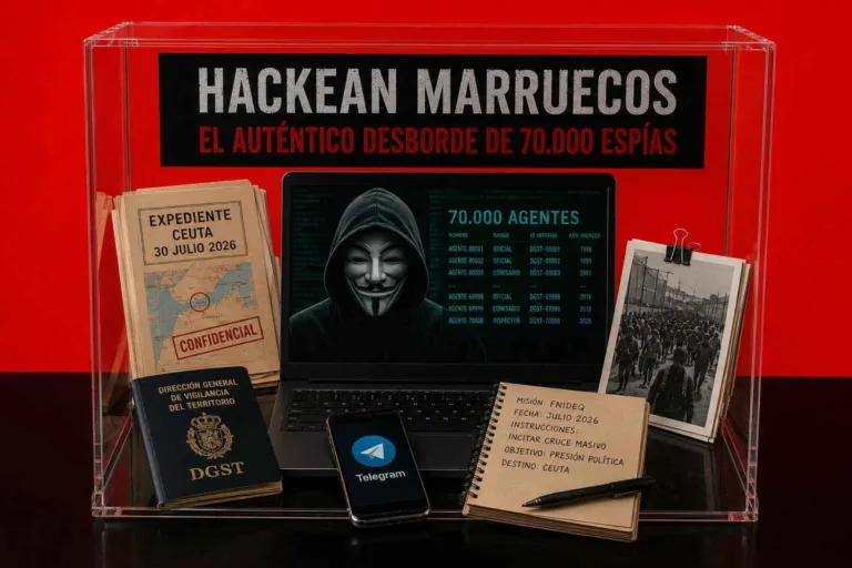 Hackean Marruecos expone datos de 70.000 agentes de seguridad e inteligencia