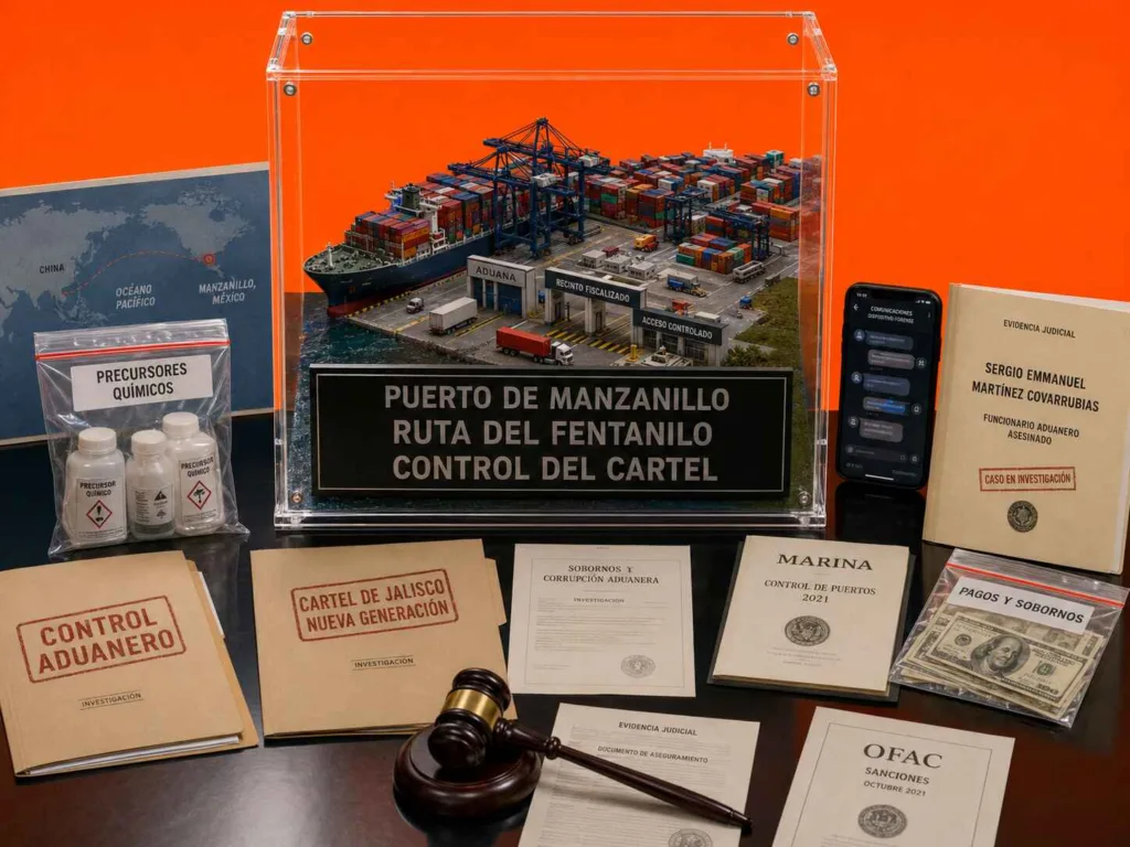 Puerto de Manzanillo y la ruta del fentanilo vinculada a corrupción aduanera y narcotráfico