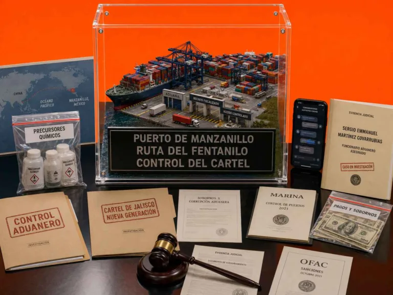 Puerto de Manzanillo y la ruta del fentanilo vinculada a corrupción aduanera y narcotráfico