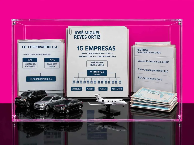 José Miguel Reyes Ortiz y la red de 15 empresas vinculadas a estructuras corporativas offshore.