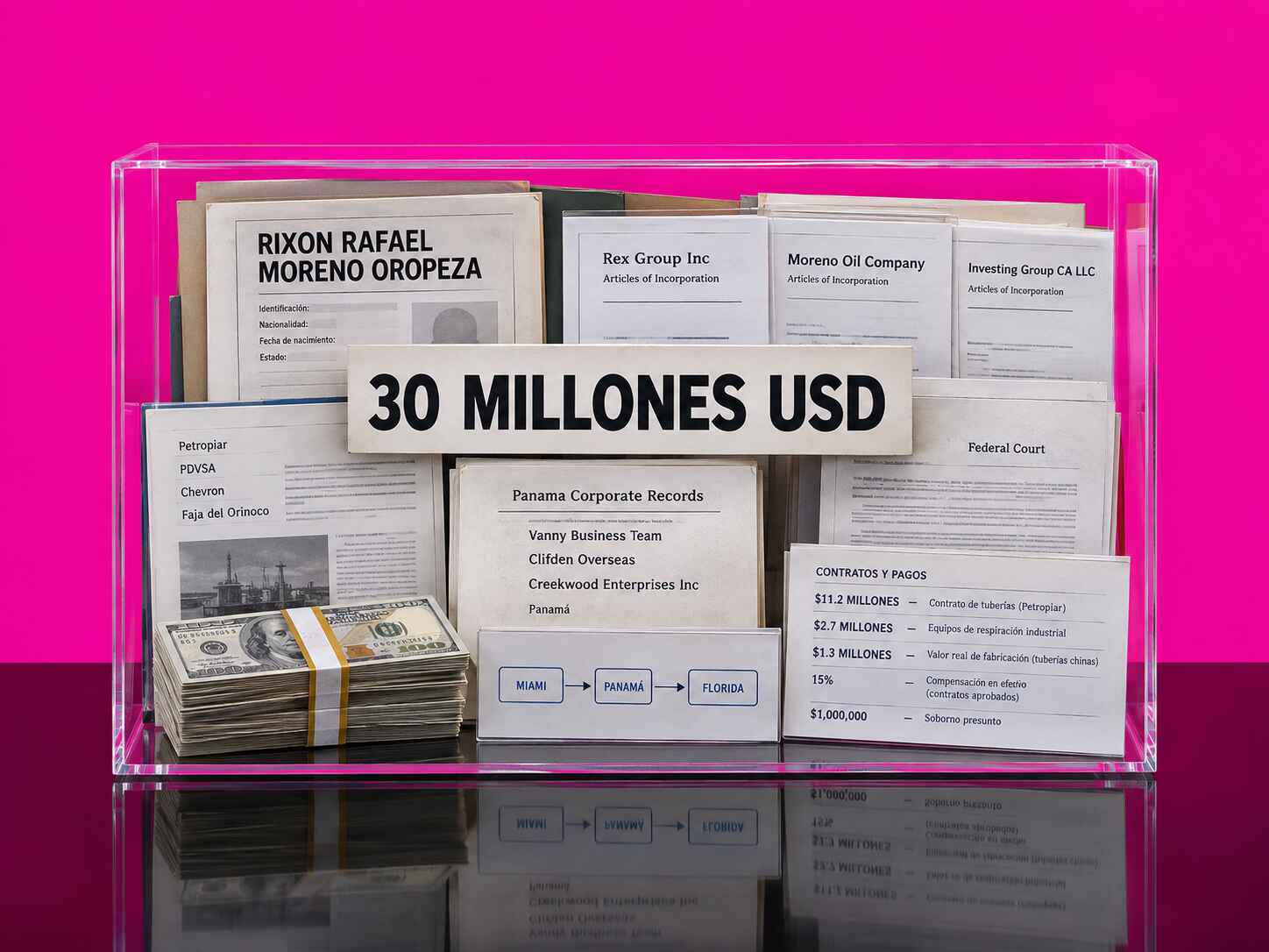 Rixon Rafael Moreno Oropeza y el rastro offshore de 30 millones de dólares.