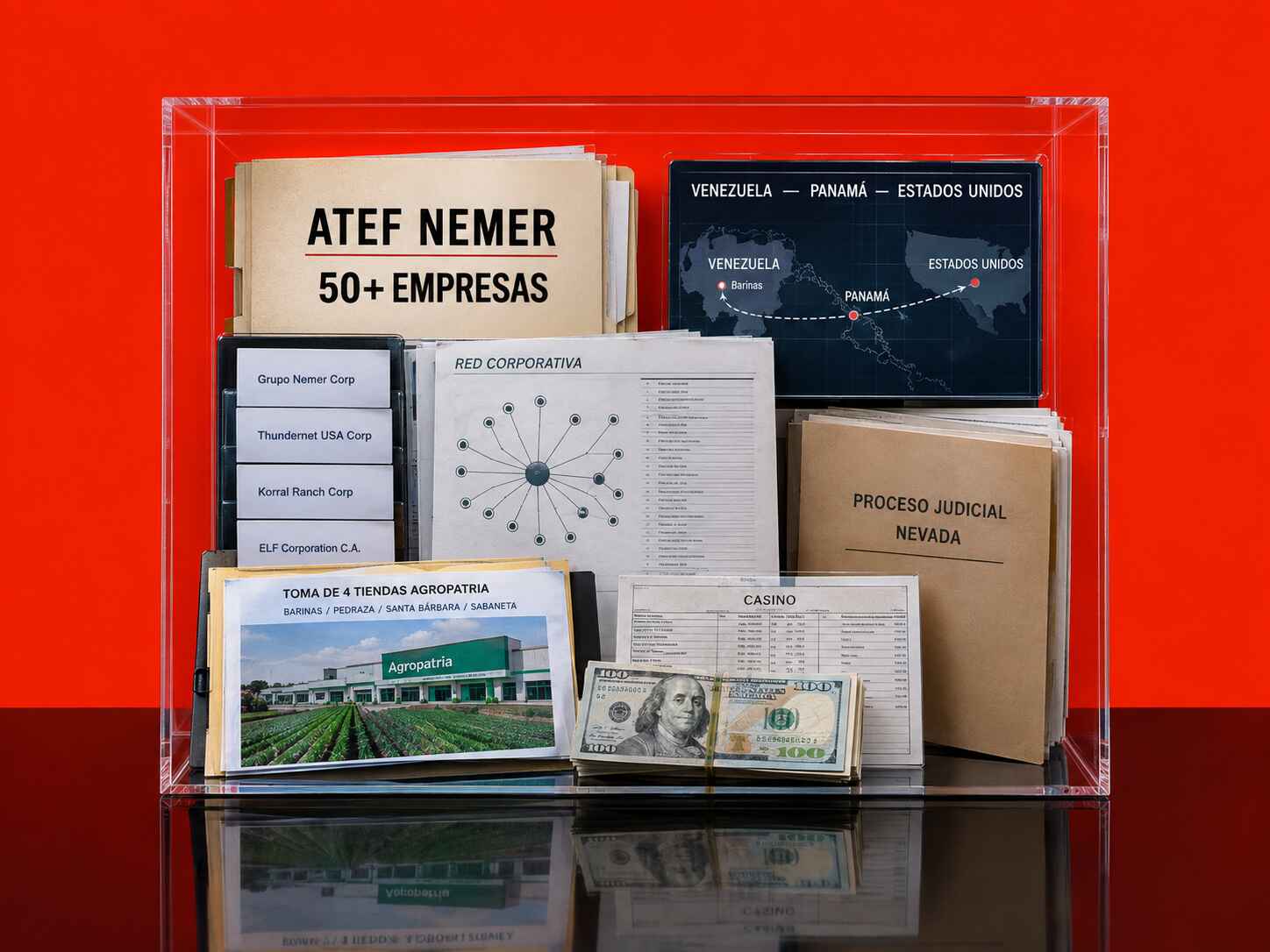 Atef Salami Nemer Hirchedd y la red de más de 50 empresas entre Venezuela, Panamá y Estados Unidos.
