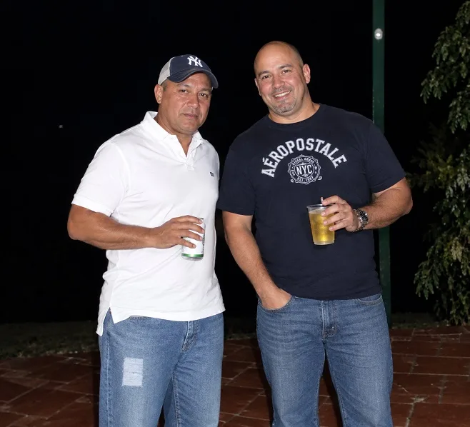 Leonardo Javier Trujillo Pacheco junto a Rodolfo Raschid Velazco Kassem, empresario mencionado en investigaciones sobre narcotráfico.