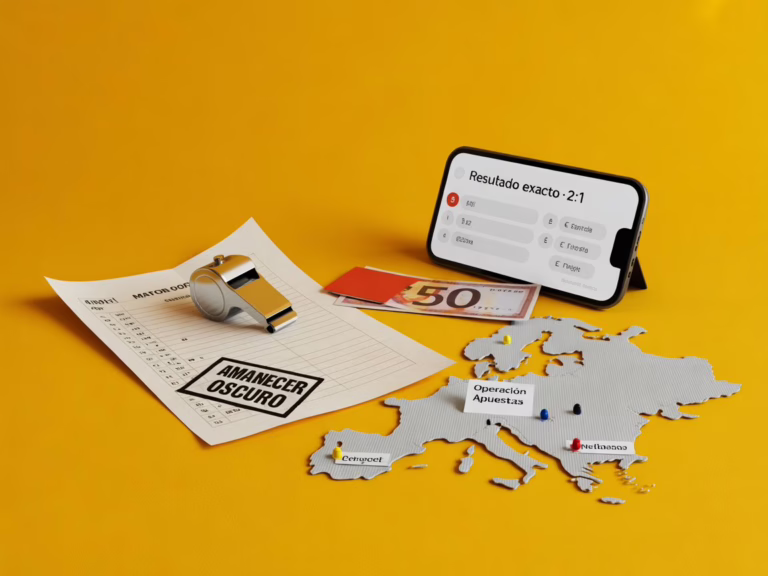 deportes escandalo apuestas arbitros futbol europa operacion amanecer oscuro